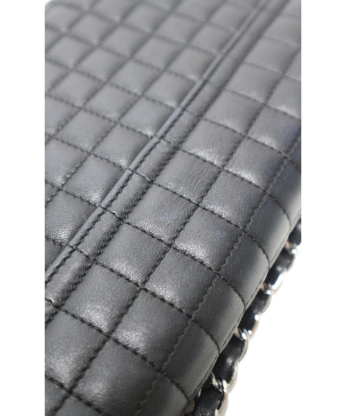 CHANEL（シャネル）CHANEL (シャネル) ココマーククローバーチェーンショルダーバッグ サイズ:下記参照 カメリア ラムスキン 10173884　チョコバーNo5の古着・服飾アイテム