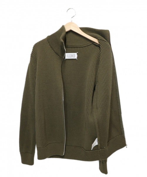 Maison Margiela（メゾンマルジェラ）Maison Margiela (メゾンマルジェラ) ドライバーズニット オリーブ サイズ:S 28 HA001 2006AW ここのえタグ　の古着・服飾アイテム
