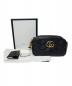 中古・古着 GUCCI (グッチ) GGマーモントキルティングスモールショルダーバッグ ブラック サイズ:下記参照 447632 520981　：108000円