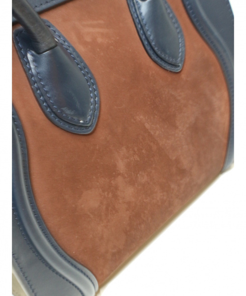 CELINE（セリーヌ）CELINE (セリーヌ) ラゲージマイクロショッパー ブラウン サイズ:下記参照 169952XCC.14ML 679699　F・ZP・0172の古着・服飾アイテム