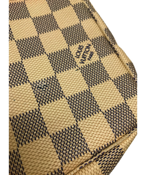 LOUIS VUITTON（ルイ ヴィトン）LOUIS VUITTON (ルイヴィトン) ポシェットアクセソワール ホワイト サイズ:下記参照 ダミエ・アズール N51986 CA0130の古着・服飾アイテム