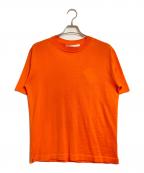 TOHNAIトーナイ）の古着「半袖ニット」｜オレンジ