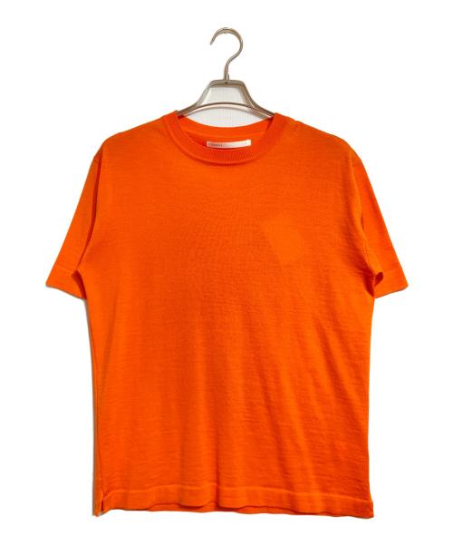 TOHNAI（トーナイ）TOHNAI (トーナイ) 半袖ニット オレンジ サイズ:2の古着・服飾アイテム