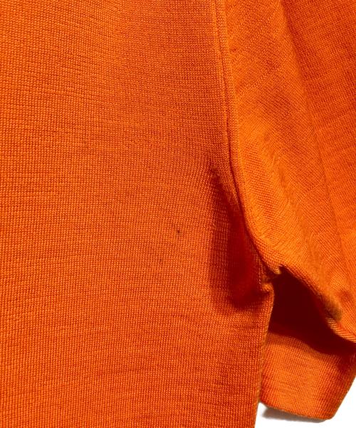 TOHNAI（トーナイ）TOHNAI (トーナイ) 半袖ニット オレンジ サイズ:2の古着・服飾アイテム