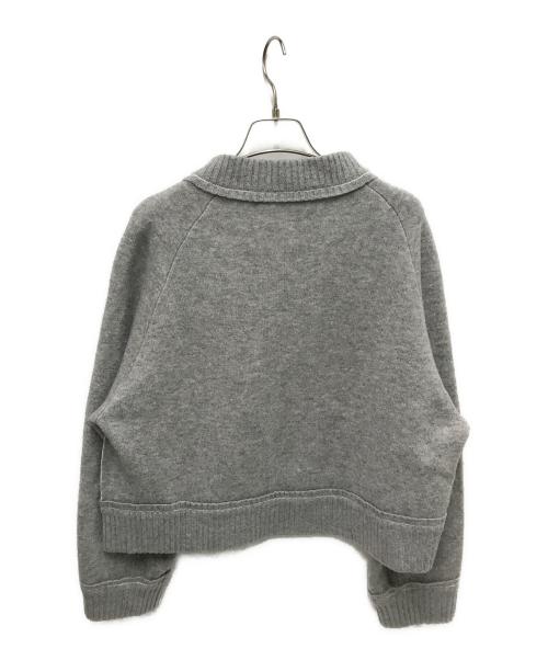 sacai（サカイ）sacai (サカイ) s Cashmere Knit Pullover グレー サイズ:2の古着・服飾アイテム