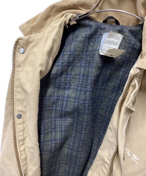 CarHartt（カーハート）CarHartt (カーハート) 90’sブランケットライナーダック地ワークジャケット ベージュ サイズ:Smallの古着・服飾アイテム