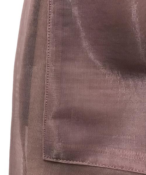 PHEENY（フィーニー）PHEENY (フィーニー) Seer double knit wide slacks ブラウン サイズ:1の古着・服飾アイテム