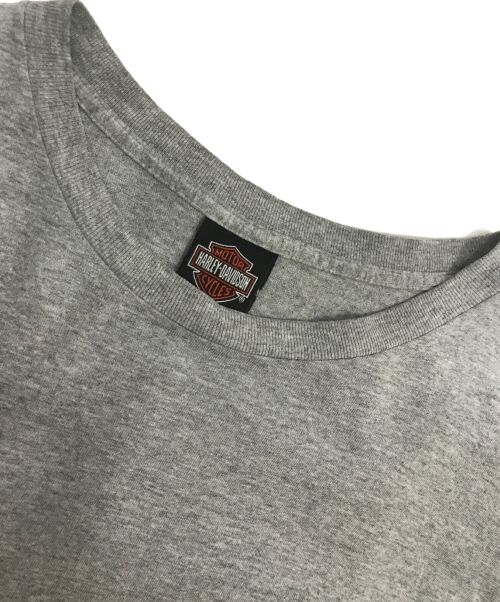 HARLEY-DAVIDSON（ハーレーダビッドソン）HARLEY-DAVIDSON (ハーレーダビッドソン) NEWROC LS グレー サイズ:XLの古着・服飾アイテム