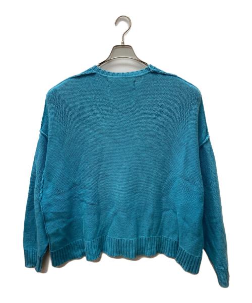 DAIRIKU（ダイリク）DAIRIKU (ダイリク) inside out America knit ブルー サイズ:freeの古着・服飾アイテム