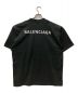 BALENCIAGA (バレンシアガ) ミディアムフィットロゴTシャツ ブラック サイズ:L：40000円