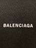 中古・古着 BALENCIAGA (バレンシアガ) ミディアムフィットロゴTシャツ ブラック サイズ:L：40000円