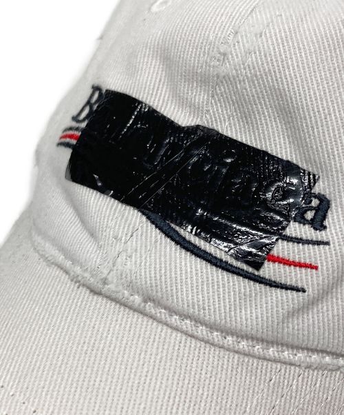 BALENCIAGA（バレンシアガ）BALENCIAGA (バレンシアガ) GAFFER CAP ホワイト サイズ:M 57cmの古着・服飾アイテム