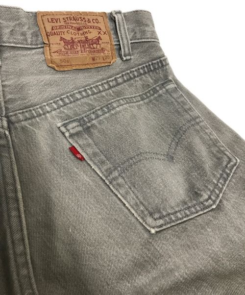 LEVI'S（リーバイス）LEVI'S (リーバイス) 501先染めブラックデニムパンツ ブラック サイズ:W29の古着・服飾アイテム