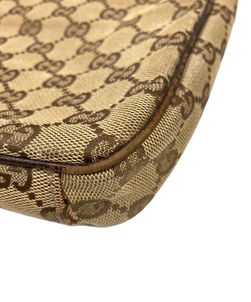 GUCCI（グッチ）GUCCI (グッチ) GGキャンバスショルダーバッグ ベージュの古着・服飾アイテム