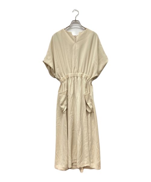 ebure（エブール）ebure (エブール) ブラウスワンピース ベージュ サイズ:36の古着・服飾アイテム