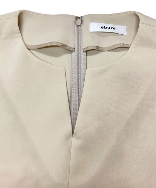 ebure（エブール）ebure (エブール) ブラウスワンピース ベージュ サイズ:36の古着・服飾アイテム