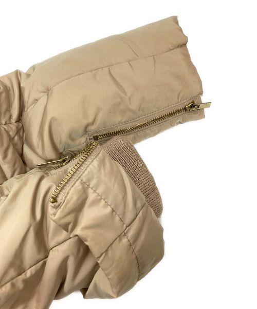 MAX&Co.（マックスアンドコー）MAX&Co. (マックスアンドコー) ダウンジャケット ベージュ サイズ:36の古着・服飾アイテム