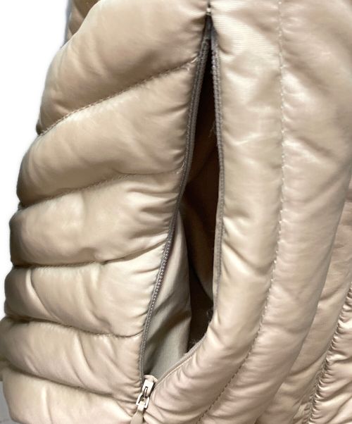 MAX&Co.（マックスアンドコー）MAX&Co. (マックスアンドコー) ダウンジャケット ベージュ サイズ:36の古着・服飾アイテム