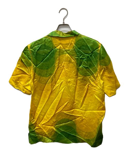 DRIES VAN NOTEN（ドリスヴァンノッテン）DRIES VAN NOTEN (ドリスヴァンノッテン) レーヨン総柄シャツ イエロー サイズ:Mの古着・服飾アイテム