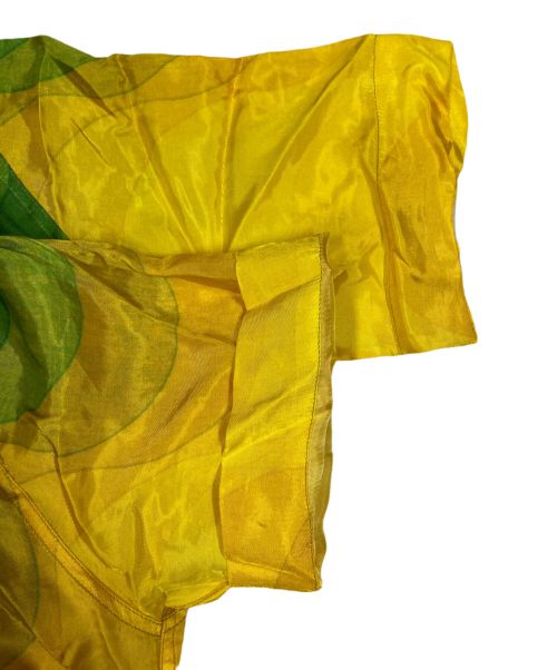 DRIES VAN NOTEN（ドリスヴァンノッテン）DRIES VAN NOTEN (ドリスヴァンノッテン) レーヨン総柄シャツ イエロー サイズ:Mの古着・服飾アイテム