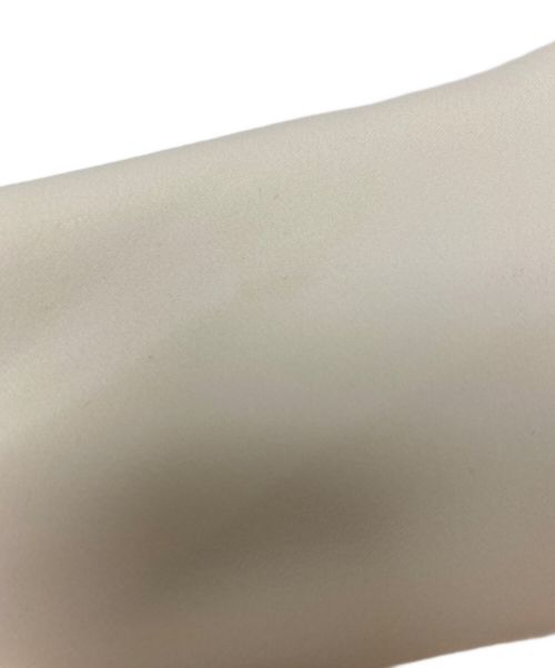 YOKO CHAN（ヨーコチャン）YOKO CHAN (ヨーコチャン) バイカラーL/Sワンピース ホワイト サイズ:Mの古着・服飾アイテム