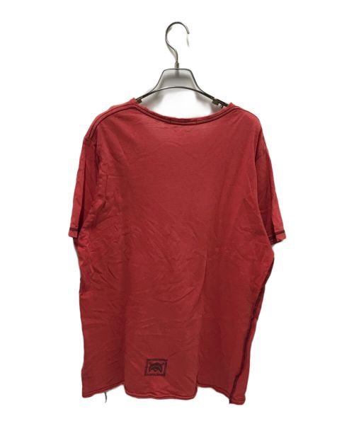 UNDERCOVERISM（アンダーカバーイズム）UNDERCOVERISM (アンダーカバーイズム) GIZ柄tee レッド サイズ:Mの古着・服飾アイテム