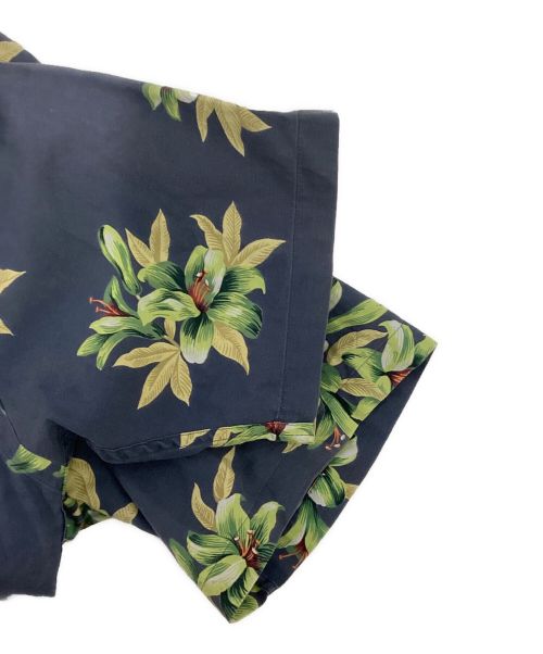 POLO RALPH LAUREN（ポロ・ラルフローレン）POLO RALPH LAUREN (ポロ・ラルフローレン) 90`Sアロハコットンシャツ ネイビー サイズ:XLの古着・服飾アイテム