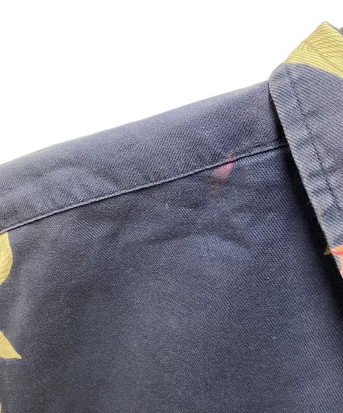 POLO RALPH LAUREN（ポロ・ラルフローレン）POLO RALPH LAUREN (ポロ・ラルフローレン) 90`Sアロハコットンシャツ ネイビー サイズ:XLの古着・服飾アイテム