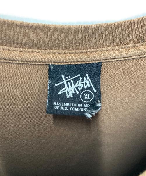 stussy（ステューシー）stussy (ステューシー) BIG BOY TEE ブラウン サイズ:XLの古着・服飾アイテム
