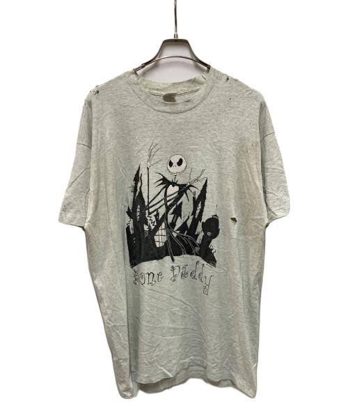 nightmare before christmas（ナイトメアービフォアクリスマス）Nightmare Before Christmas (ナイトメアービフォアクリスマス) 90`SナイトメアTEE グレー サイズ:XLの古着・服飾アイテム