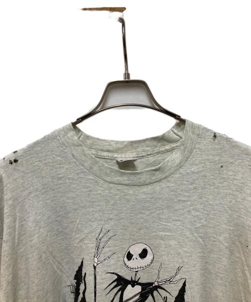 nightmare before christmas（ナイトメアービフォアクリスマス）Nightmare Before Christmas (ナイトメアービフォアクリスマス) 90`SナイトメアTEE グレー サイズ:XLの古着・服飾アイテム