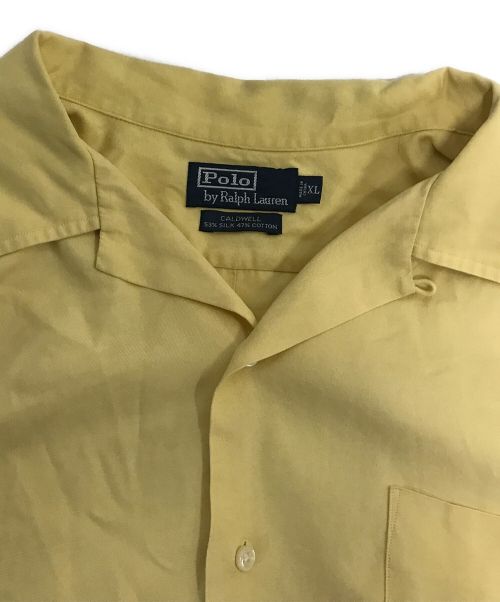 POLO RALPH LAUREN（ポロ・ラルフローレン）POLO RALPH LAUREN (ポロ・ラルフローレン) オープンカラーシャツ イエロー サイズ:XLの古着・服飾アイテム