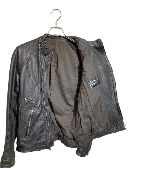 JULIUS（ユリウス）JULIUS (ユリウス) レザージャケット ブラック サイズ:2の古着・服飾アイテム