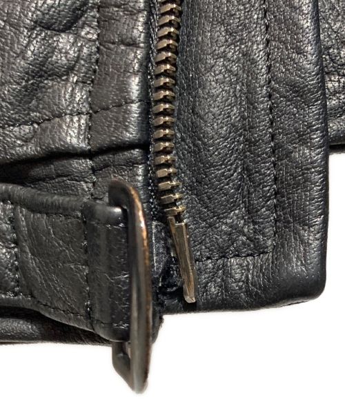 JULIUS（ユリウス）JULIUS (ユリウス) レザージャケット ブラック サイズ:2の古着・服飾アイテム