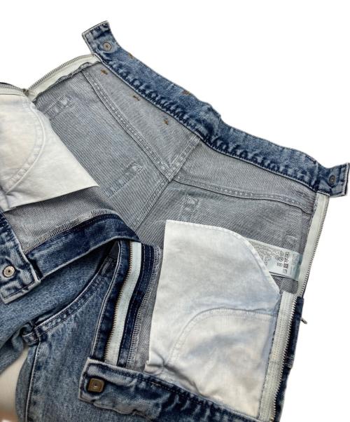 TOGA ARCHIVES（トーガアーカイブス）TOGA ARCHIVES (トーガアーカイブス) ZIP DENIM PANTS インディゴ サイズ:Mの古着・服飾アイテム
