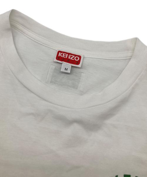 KENZO（ケンゾー）KENZO (ケンゾー) 'Varsity Jungle' エレファント Tシャツ ホワイト サイズ:Mの古着・服飾アイテム