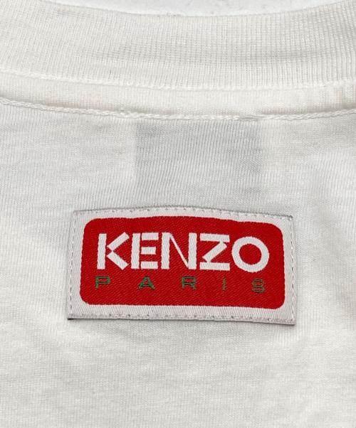 KENZO（ケンゾー）KENZO (ケンゾー) 'Varsity Jungle' エレファント Tシャツ ホワイト サイズ:Mの古着・服飾アイテム