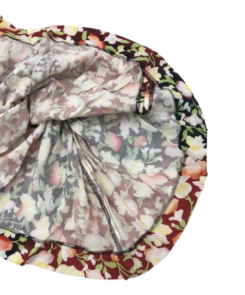 ROBE DE CHAMBRE COMME DES GARCONS（ローブドシャンブル コムデギャルソン）ROBE DE CHAMBRE COMME DES GARCONS (ローブドシャンブル コムデギャルソン) フラワーノースリーブワンピース レッド サイズ:Freeの古着・服飾アイテム