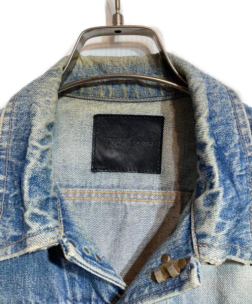 ISAMU KATAYAMA BACKLASH（イサムカタヤマ・バックラッシュ）ISAMU KATAYAMA BACKLASH (イサムカタヤマ・バックラッシュ) クラッシュ加工デニムジャケット インディゴ サイズ:Ｍの古着・服飾アイテム