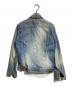 ISAMU KATAYAMA BACKLASH (イサムカタヤマ・バックラッシュ) クラッシュ加工デニムジャケット インディゴ サイズ:Ｍ：10000円