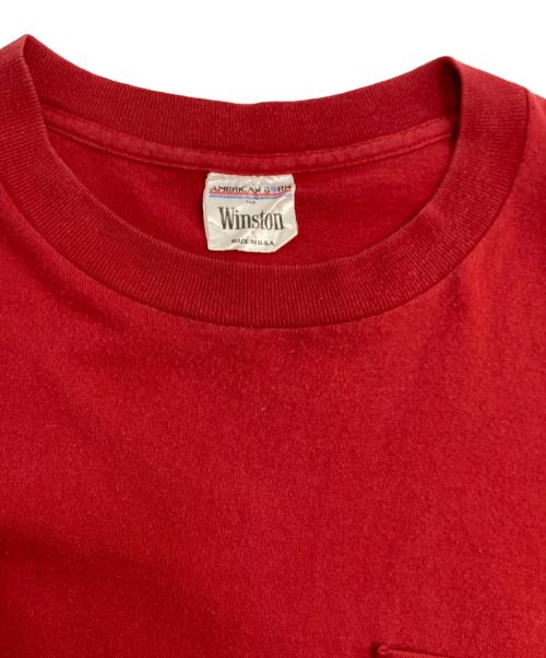 winston（ウィンストン）winston (ウィンストン) 90`SポケットTEE レッド サイズ:記載なしの古着・服飾アイテム