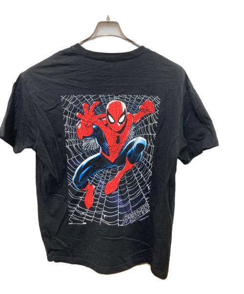 MARVEL（マーベル）MARVEL (マーベル) KITH (キス) Kith For Spider-Man Web Logo Tee ブラック サイズ:Mの古着・服飾アイテム