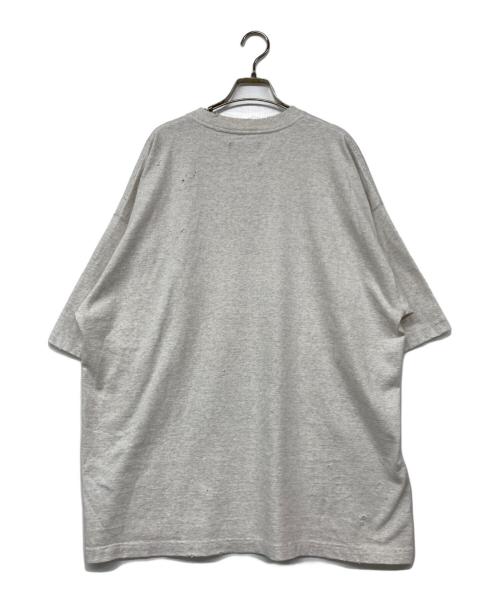 Z.VARGAS（ザックバルガス）Z.VARGAS (ザックバルガス) ダメージ加工カレッジプリントTEE グレー サイズ:記載なしの古着・服飾アイテム