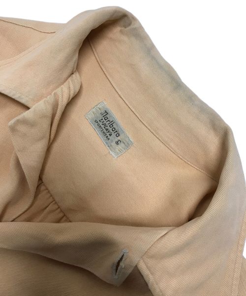 Marlboro LaPLay’a（マルボロラプラーヤ）Marlboro LaPLay’a (マルボロラプラーヤ) 40-50`sギャバシャツ オレンジ サイズ:Lの古着・服飾アイテム