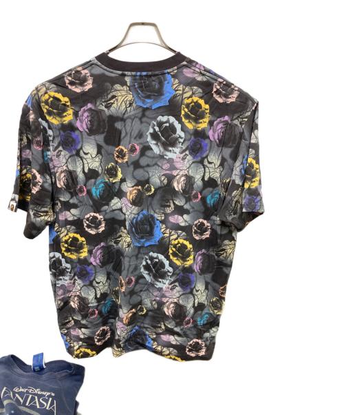 A BATHING APE（ア ベイシング エイプ）A BATHING APE (ア ベイシング エイプ) FLORAL CAMO LOGO RELAXED FIT TEE ネイビー サイズ:XLの古着・服飾アイテム