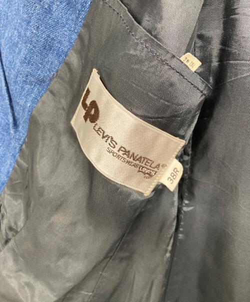 Levi’s Panatela（リーバイス パナテラ）Levi’s Panatela (リーバイス パナテラ) 70’s デニムテーラードジャケット インディゴ サイズ:38Rの古着・服飾アイテム