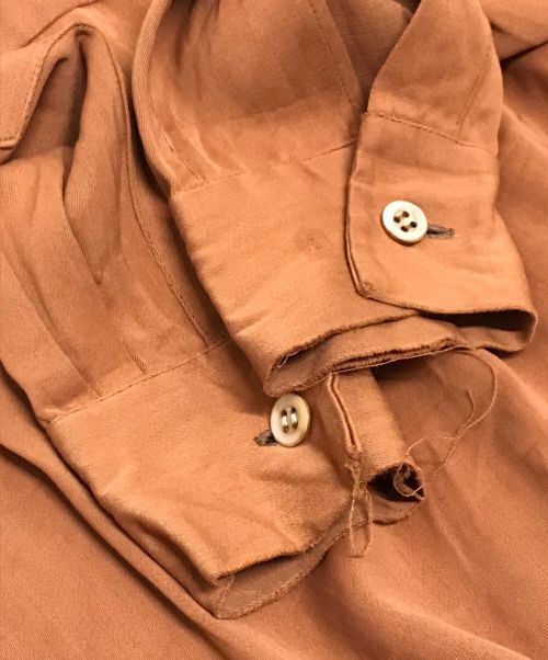 HENRY AMBER（ヘンリーアンバー）HENRY AMBER (ヘンリーアンバー) 50-60`Sダブルポケットシャツ ブラウン サイズ:なしの古着・服飾アイテム