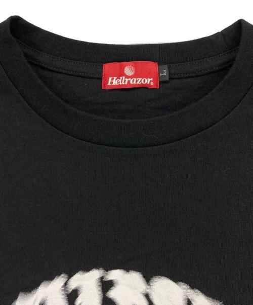 HELLRAZOR（ヘルレイザー）HELLRAZOR (ヘルレイザー) SLOW MOTION LOGO SHIRT ブラック サイズ:L 未使用品の古着・服飾アイテム