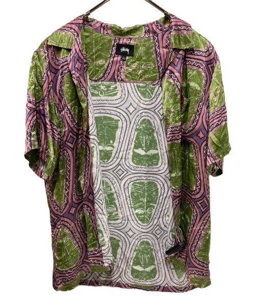 stussy（ステューシー）stussy (ステューシー) MASK SHIRT グリーン サイズ:Lの古着・服飾アイテム