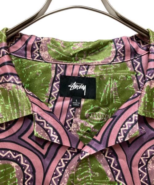 stussy（ステューシー）stussy (ステューシー) MASK SHIRT グリーン サイズ:Lの古着・服飾アイテム